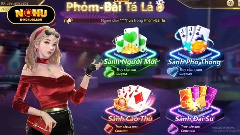 Điểm danh các tựa game bài Nohu90 hấp dẫn người chơi