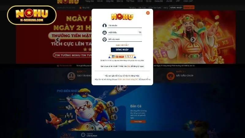 Hướng dẫn đăng nhập Nohu90 từ A-Z cho người mới