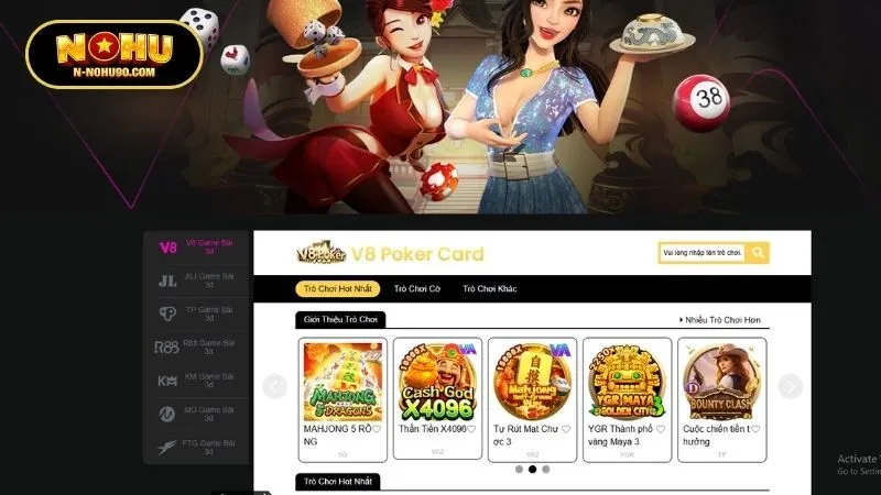 Tổng quan về game bài Nohu90